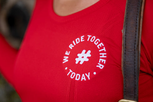 #WeRideTogether x TKEQ 'KENNEDY' Seamless Long Sleeve | Rouge