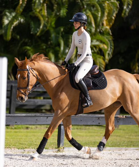 #WeRideTogether x TKEQ 'KENNEDY' Seamless Long Sleeve | Almond Milk
