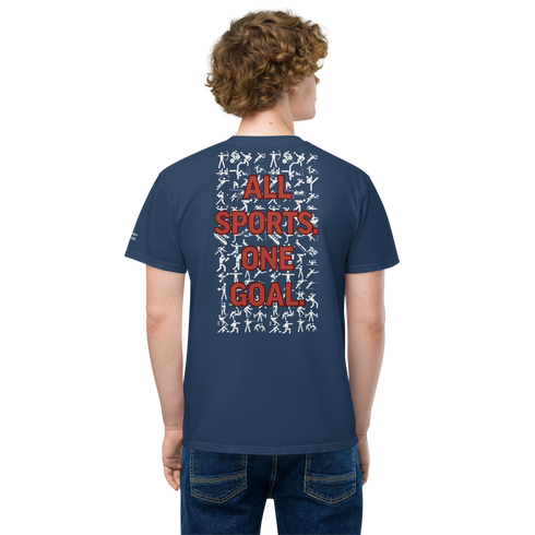 All Sports, One Goal Pocket Tee
