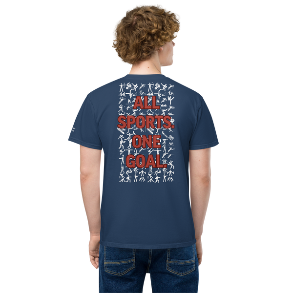 All Sports, One Goal Pocket Tee