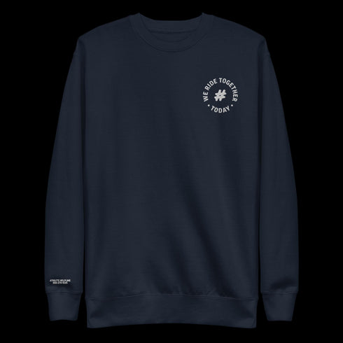 #WeRideTogether Embroidered Crewneck